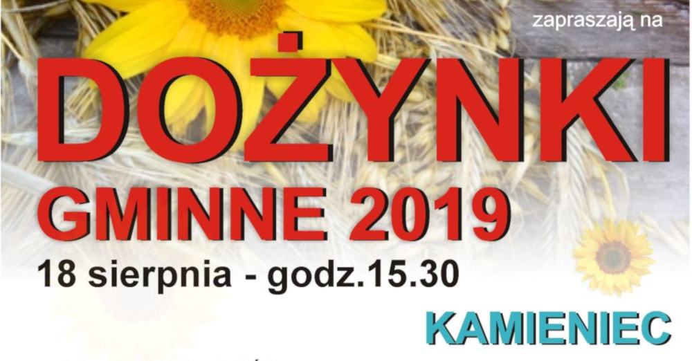 Dożynki 2019 - Kamieniec