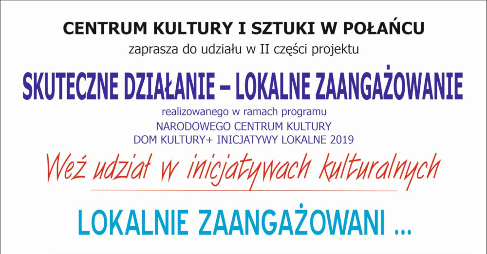 Lokalne zaangażowanie - weź udział w inicjatywach lokalnych