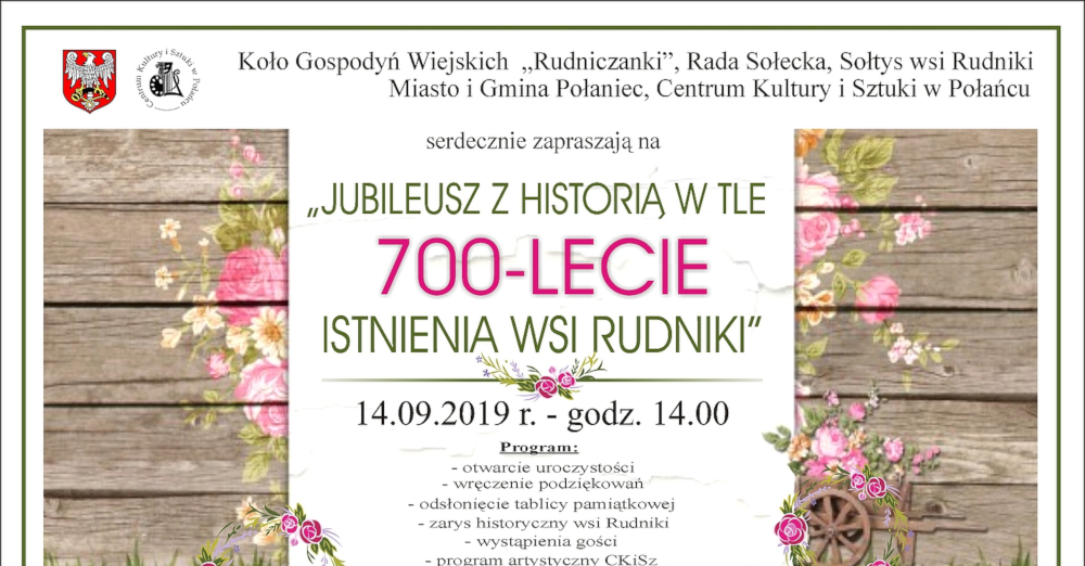 700-lecie istnienia wsi Rudniki